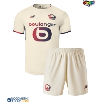 Otroški Nogometni dresi Lille OSC Gostujoči 2025-26 Kratek Rokav (+ Kratke hlače)